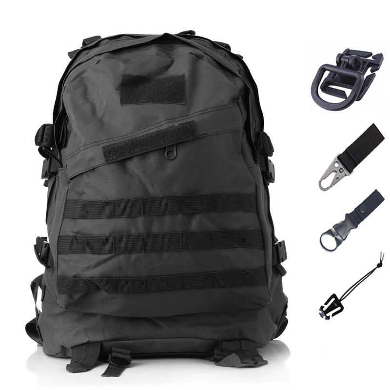 Bag and accessories 45L mochila militar армейская тактическая сумка, военная камуфляжная уличная Большая вместительная сумка, рюкзак для кемпинга, охоты, рыбалки, Bolso Pack - Цвет: Bag and accessories