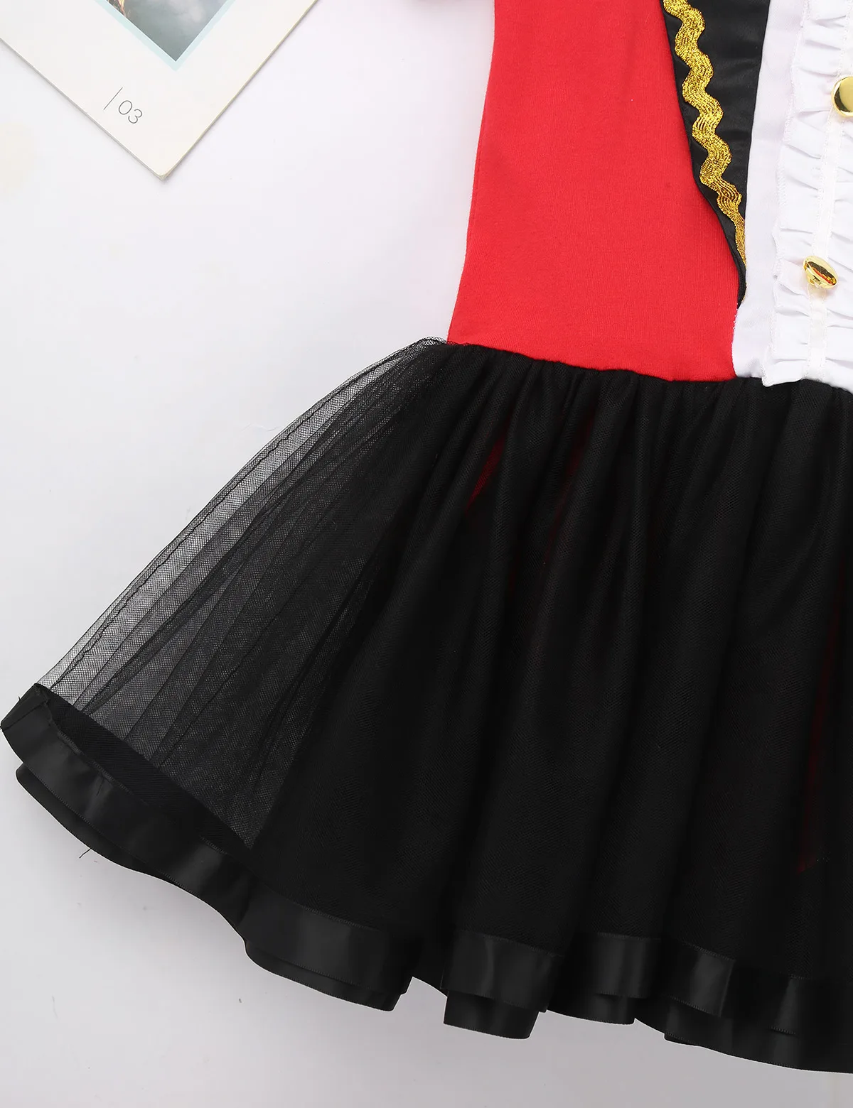 Infant Baby Girls Circus Ringmaster Costume Short Sleeve Mesh Romper Tutu Dress Halloween Carnival Birthday Theme Party Up | Детская