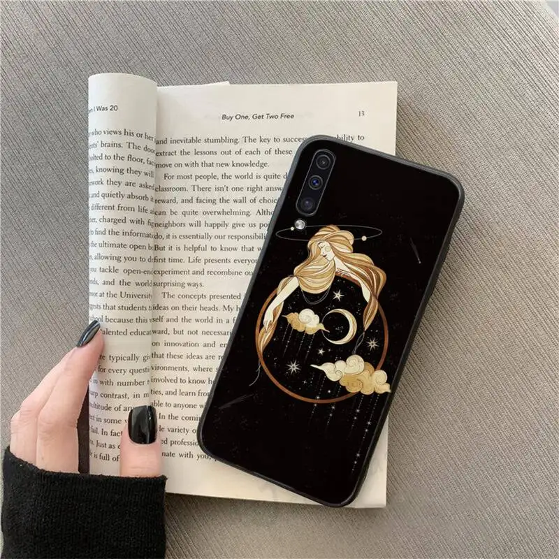 

Witches Moon Tarot Mystery Totem The Lovers Phone Cases For Samsung galaxy S 9 A 10 21 30 31 40 50 51 71 s note 20 j 4 2018 plus