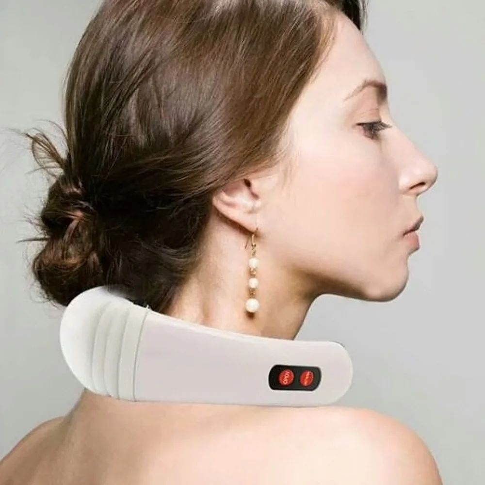 

Cervical Massager Neck Massager Electric Pulse Massage to Relieve Cervical Pain Relieve Fatigue
