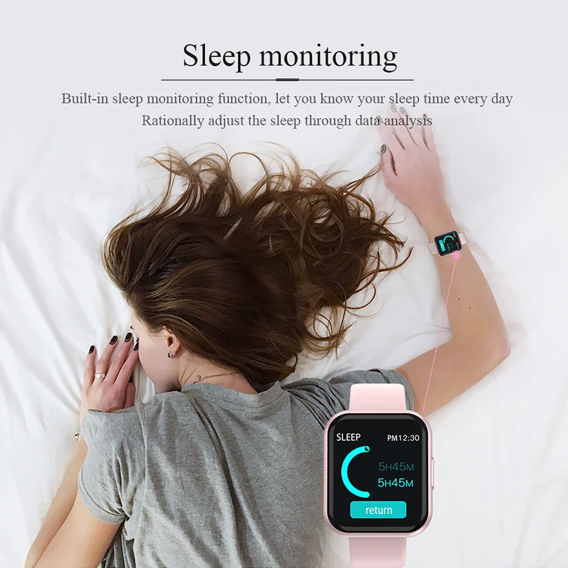 mks6 smartwatch ip67 waterproof wearable device bluetooth pedometer heart rate monitor color display smart watch for androidios free global shipping