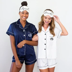 Халат, тапочки, маска для сна, Свадебная подарочная сумочка для подружки невесты, для девичника, для девичника, для вечеринки невесты