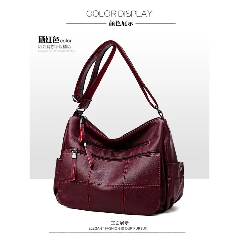 

Large Capacity Luxury Purses And Handbags Women Bags Designer Female Leather Shoulder Crossbody Bags For Women 2020 Sac A Main