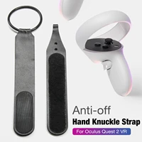 pu leather knuckle handle grip strap for oculus quest s control anti off strap set for oculus quest 2 vr