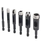 1 шт. 6 мм 8 мм 10 мм 12 мм 14 мм 16 мм шестигранный хвостовик спеченный мрамор гранит отверстие открывалка пайка Алмазная Керамическая Плитка сверло