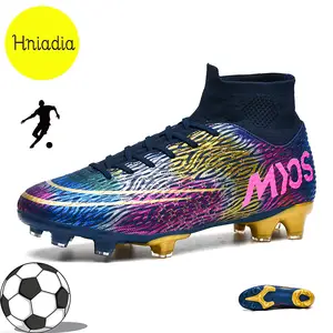 Zapatos de fútbol para hombre entrenamiento de caña alta Púrpura TF Zapatos de fútbol para hombre entrenamiento de caña alta Púrpura TF