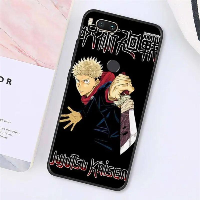 

Jujutsu Kaisen Japan anime Phone Cases For Xiaomi Redmi note 7 8 9 t k30 max3 9 s 10 pro lite Luxury brand shell funda coque