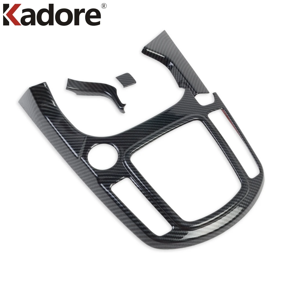 Для KIA SELTOS 2019 2020 искусственное углеродное волокно отделка салона автомобиля