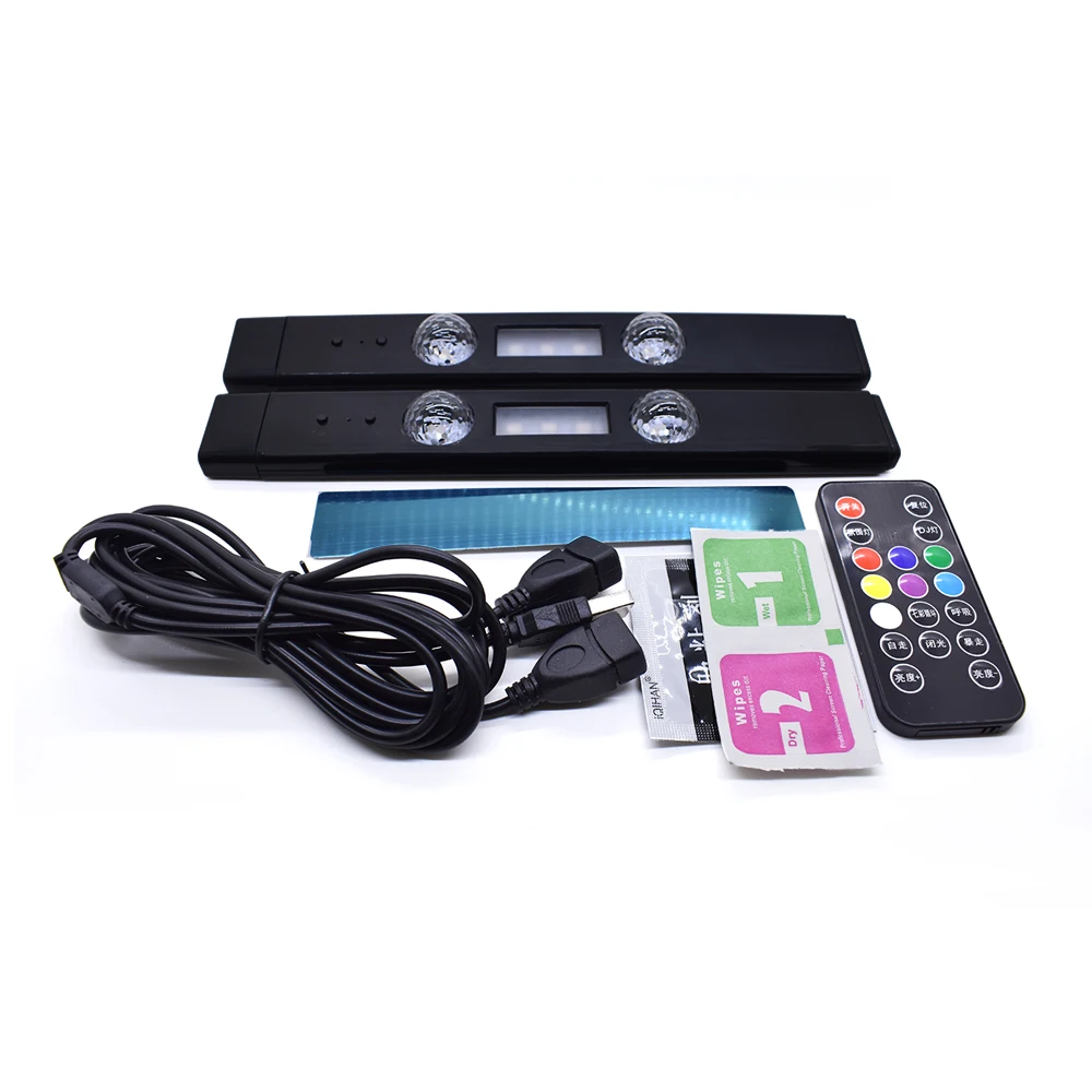 

Car Atmosphere Lamp USB Wireless Lamp Roof Star Light Multiple Modes LED RGB Automotive Interior Ambient Decorative Party Lights