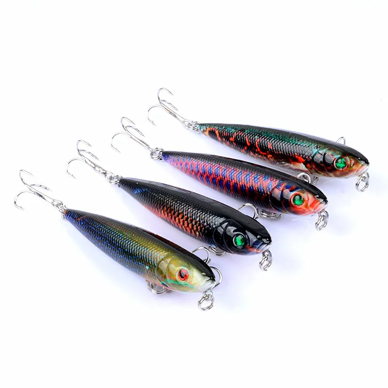 

Lures for Bait Fishing Painted Painting Superbait 8cm/8.8g Floating Pencil Minnow Lure Bait Plastic Bait Accessories Bait
