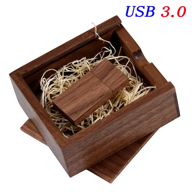 Walnut JASTER орех клен деревянный фотоальбом usb+ коробка usb флэш-накопитель 4 ГБ 16 ГБ 32 ГБ 64 Гб Свадебная подарочная коробка(размер 105 мм* 95 мм* 40 мм - Цвет: Walnut