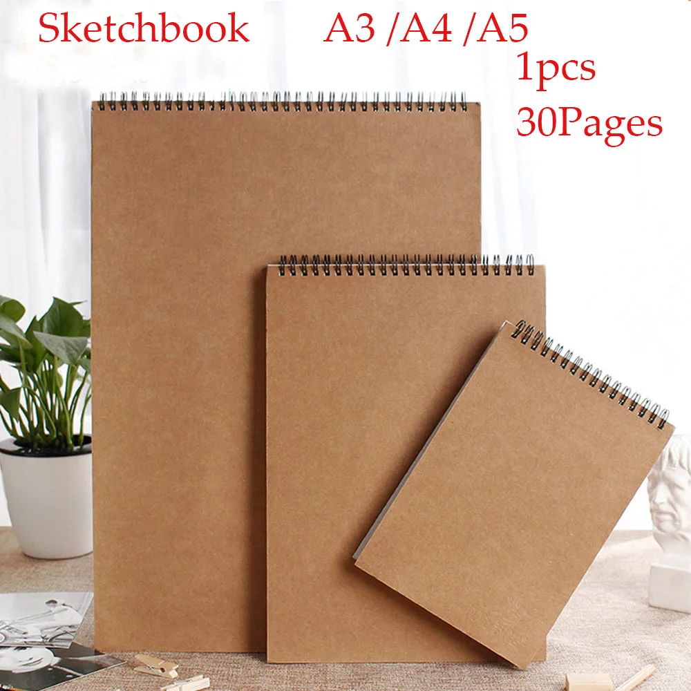 1 шт. блокнот крафт Бумага Обложка блокнота рисующего граффити книга