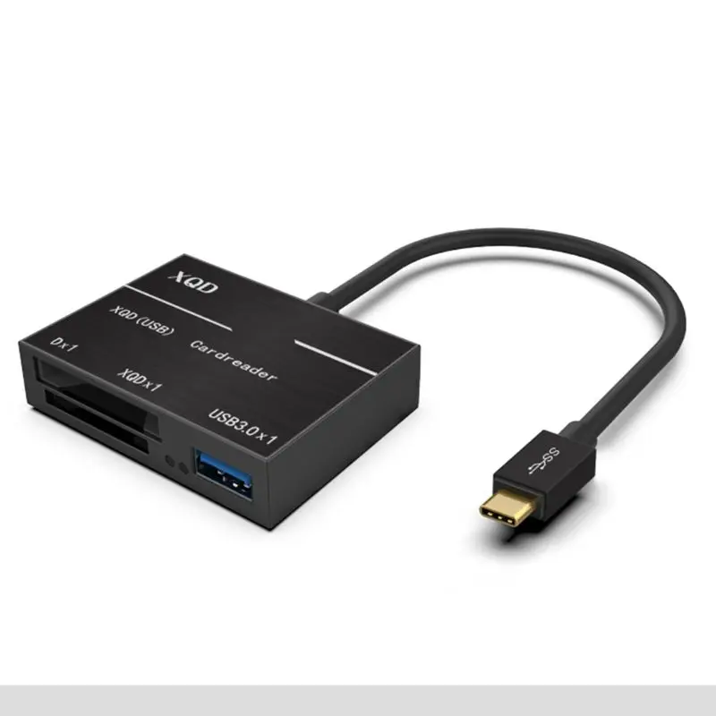 

Type-C to XQD/SD High Speed Card Reader USB3.0 Camera Computer Kit Adapter 667C