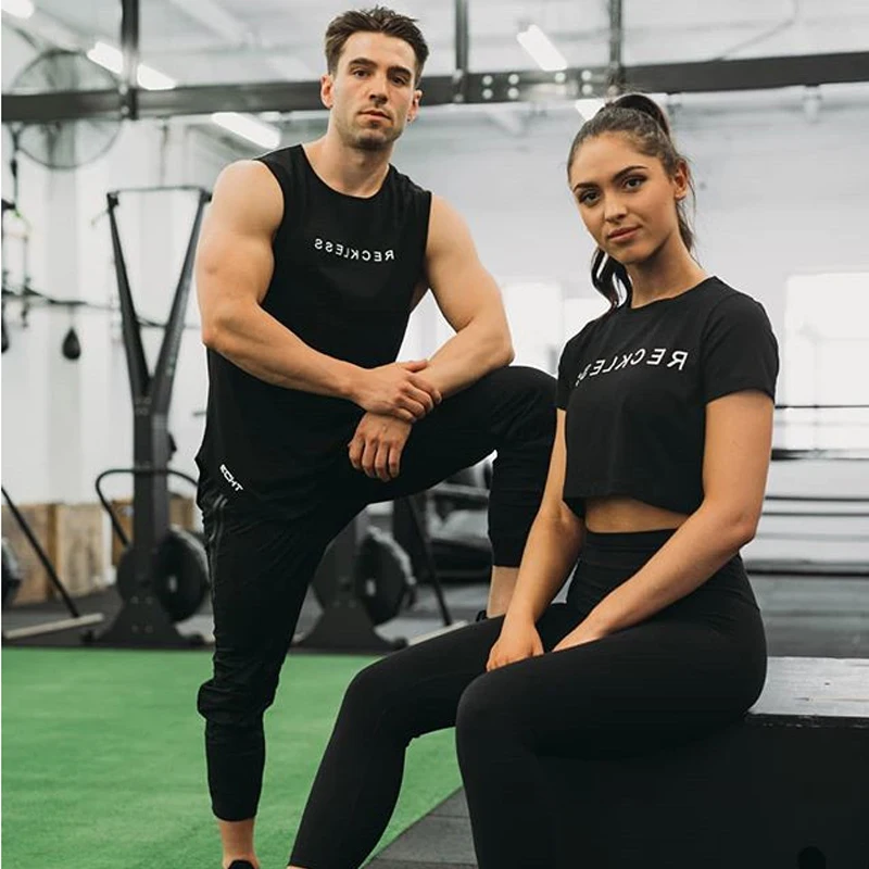 

2021 new style Men casual Fashion sleeveless Elasticity tank top Gyms Fitness Bodybuilding trainning Cotton vest Summer
