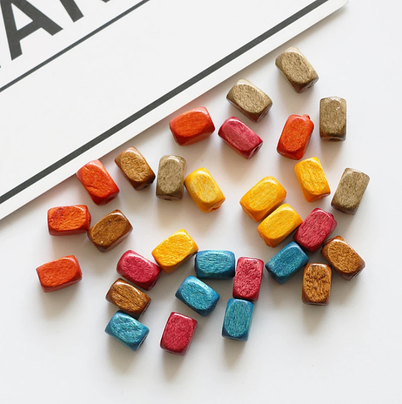 40 шт. бусины из натурального дерева 10 мм | Украшения и аксессуары