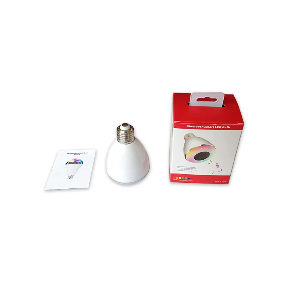 Bluetooth светодиодный RGB Лампочка 4 0 динамик умный 6 Вт Волшебная умная осветительная