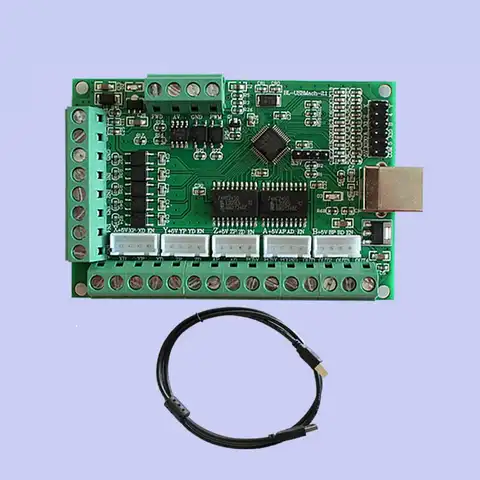 Плата драйвера CNC USB MACH3 100 кГц плата прерывания 5 осей интерфейс драйвера контроллер движения