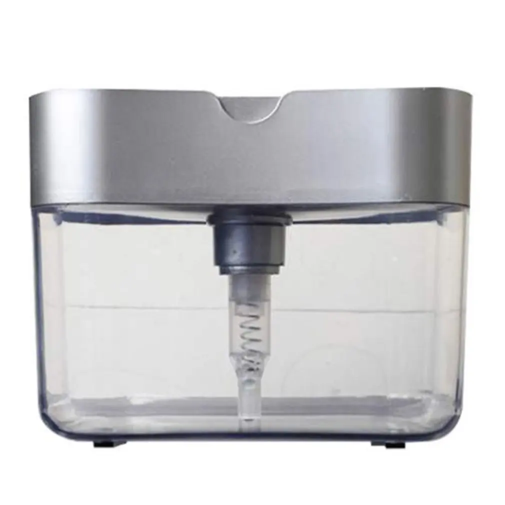 Диспенсер для мыла с держателем губки контейнер чистки жидкости Ручной пресс