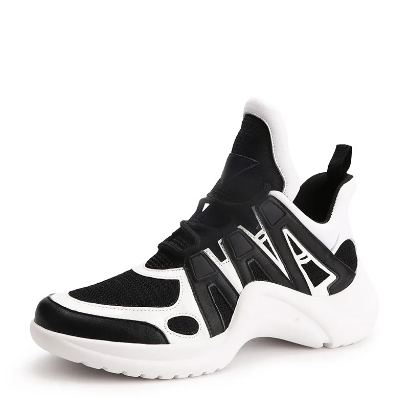 Женские Дизайнерские кроссовки на платформе беговые шнуровке Спортивная