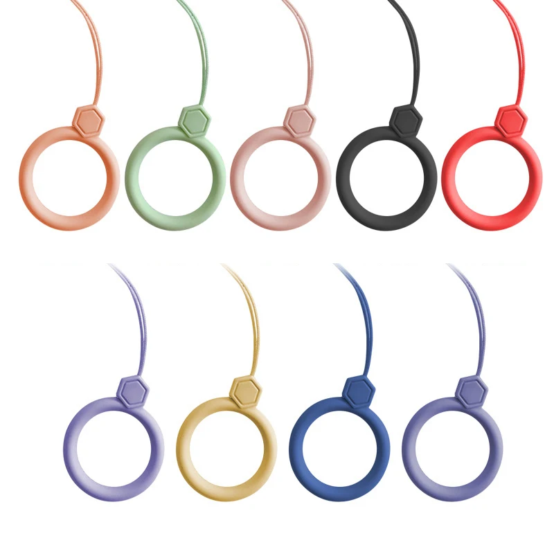 Universal Anti-lost Ring Lanyard Strap Holder for Mobile Phone USB Disk Keys