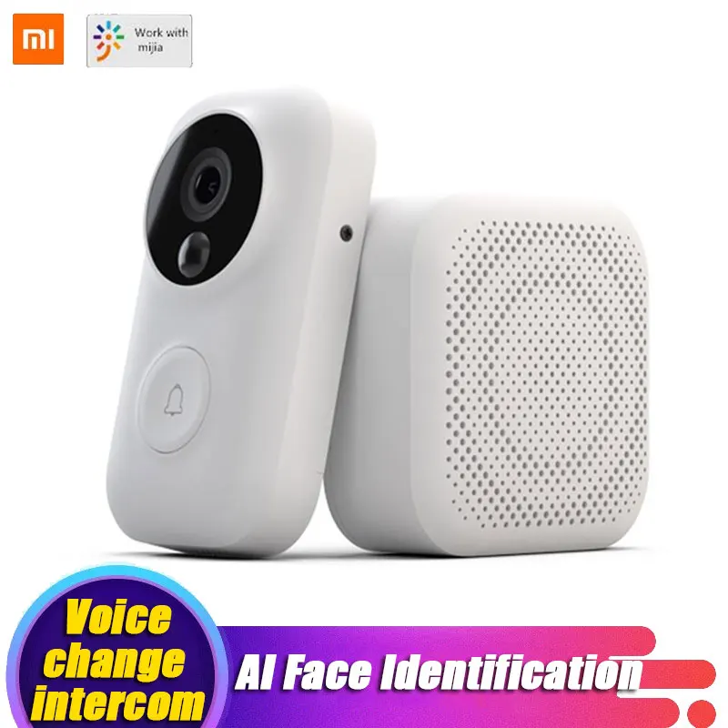 Видеодомофон Xiaomi Zero AI распознавание лица 720P ИК ночное видение датчик движения SMS