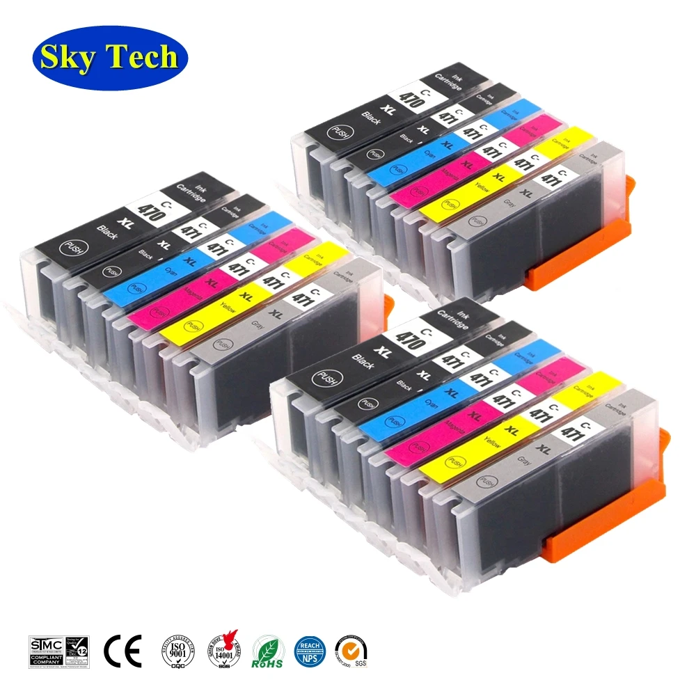 Совместимые картриджи для Canon PGI470 CLI471 PGI 470 CLI 471 Pixma