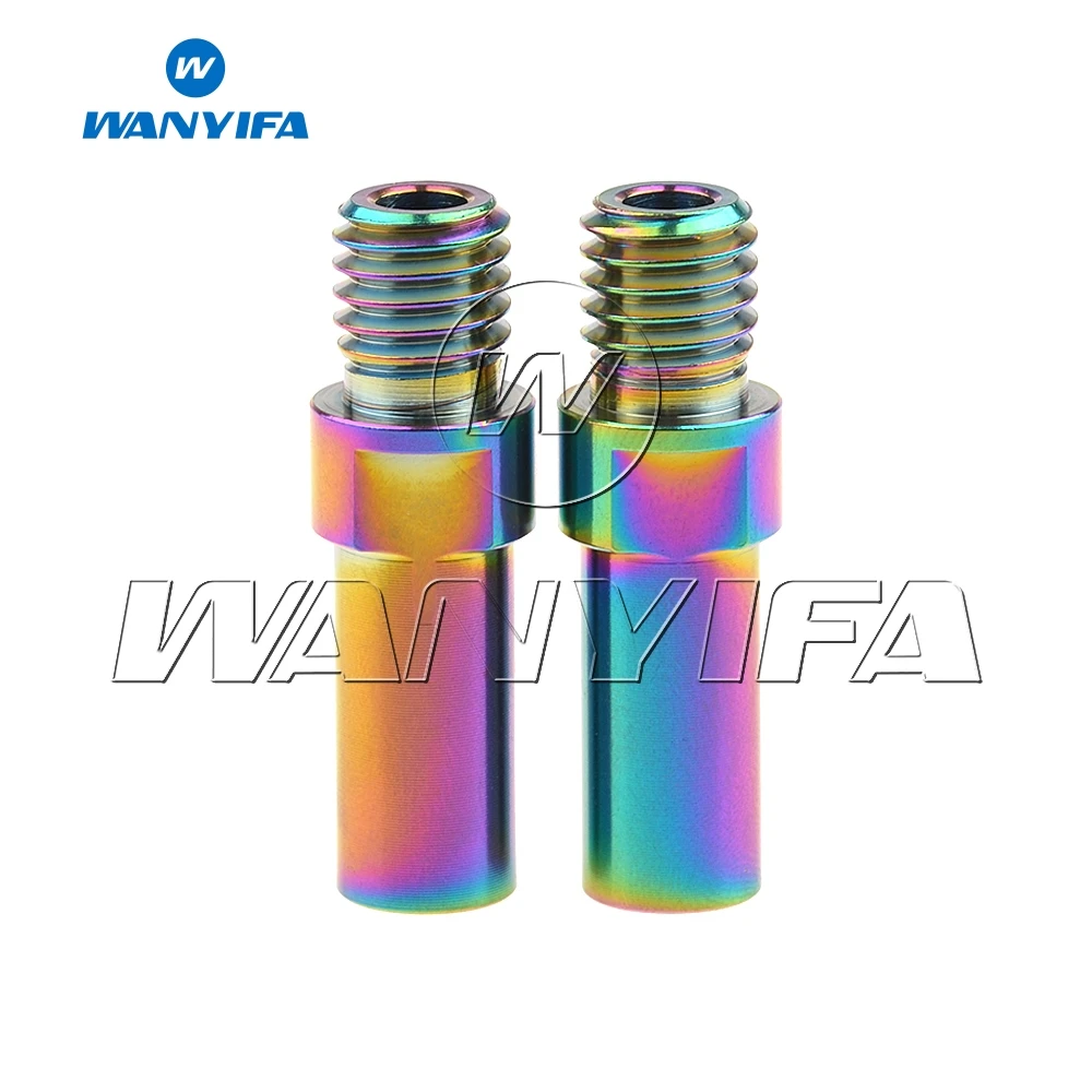TypeB Rainbow Титановый "Wanyifa" Ti болты M8 1,25 мм Шаг тормоза пост V-тормоза боссы винт велосипедный - Цвет: TypeB Rainbow