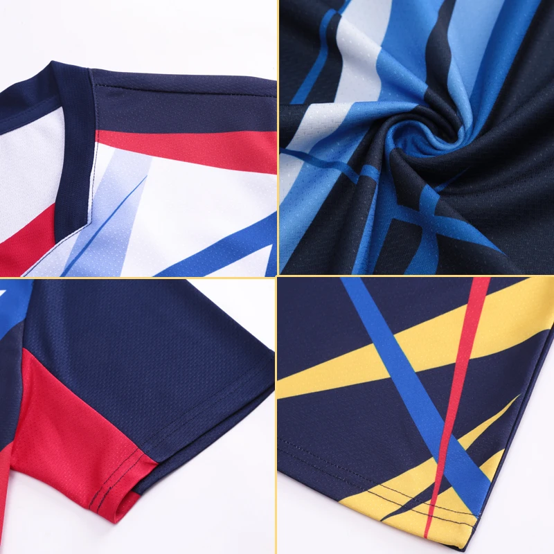 Tennis T-Shirt For Women , Men Tennis Tee Shirts Sportwear , Girls Badminton Shirt Short , Children Ping Pong Training Jerseys