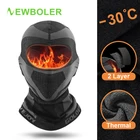 NEWBOLER Зимний термальный Велоспорт маска для лица Балаклава Крышка головы Лыжи Велосипед Мотоцикл Ветрозащитный Мягкий Тепло MTB Велосипед Шапка Головной убор