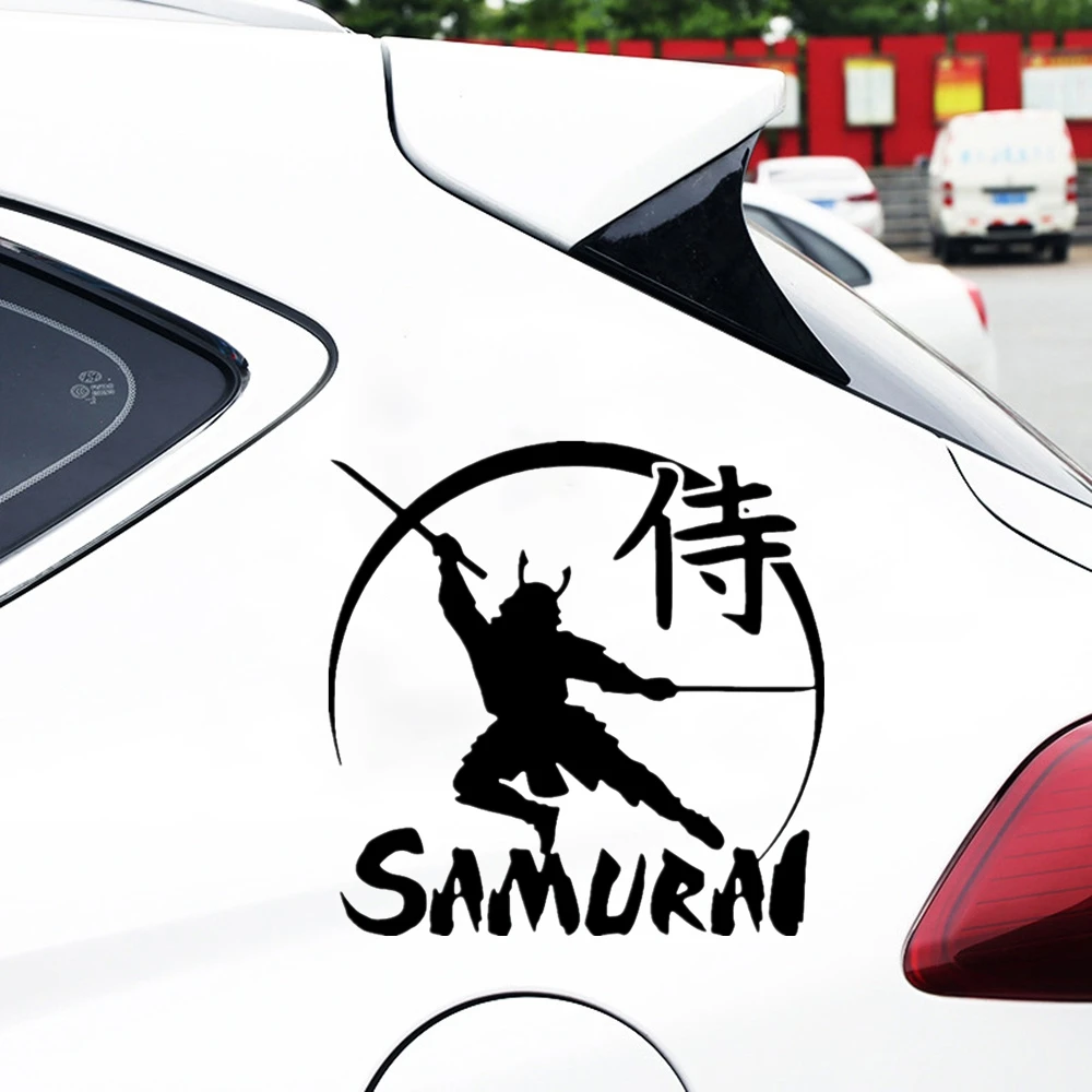 Cтикер SAMURAI для автомобиля CK3274# различных размеров виниловый наклейка водонепроницаемые автонаклейки для заднего окна бампера.