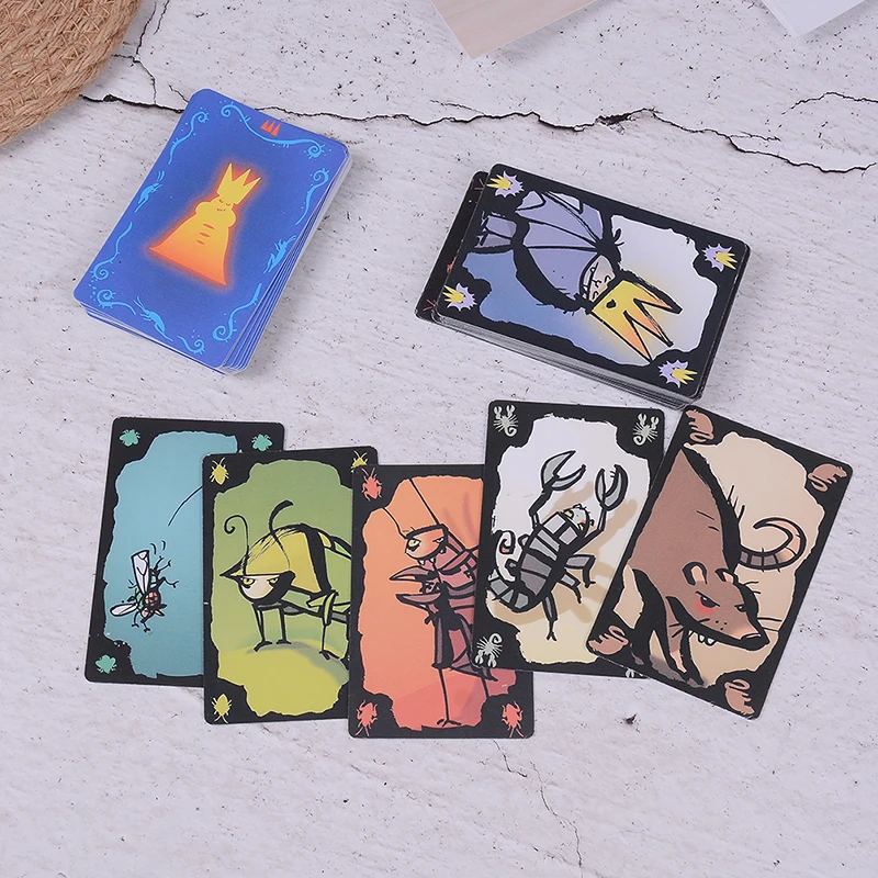 Забавные карточки игра какерлакен салат/покер/Королевский/Suppe/Mogel Motte семейная