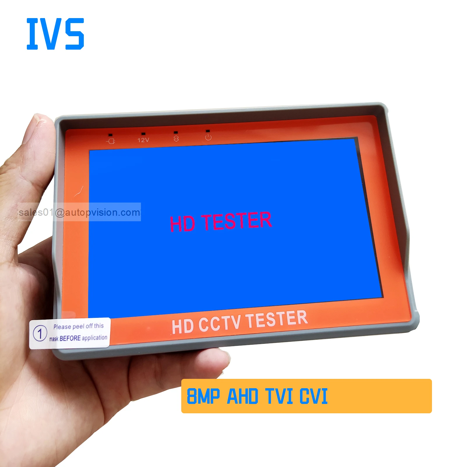 10 шт. тестер видеонаблюдения 1080P 8 Мп портативный камеры AHD TVI CVI CVBS Тестер TFT ЖК