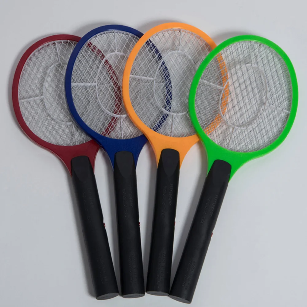 

1PC Electric Mosquito Swatter Battery Powered Multifunction Household Mesh Insect Mosquito Swatter for Home (Mixed Color)