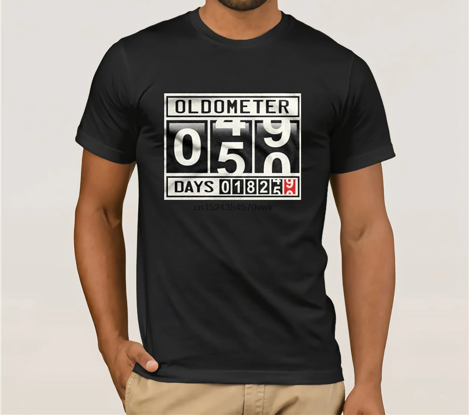Men Tee T Shirt Funny Gag 50th 