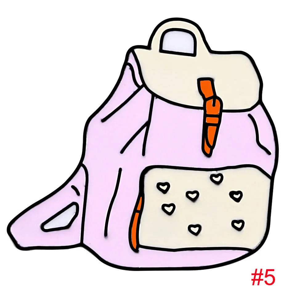 Мультфильм Броши с изображением камеры фри для женщин Радуга цифровая камера