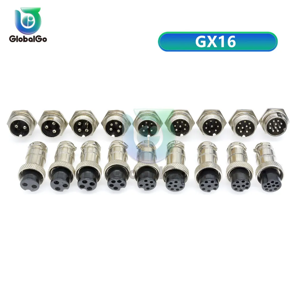 1 комплект GX16 GX12 2/3/4/5/6/7/8/9/10 штифтов мужской и женский 12 мм 16 мм Комплект фильтров с круговой авиации разъем провода Панель разъем Пылезащитный колпак