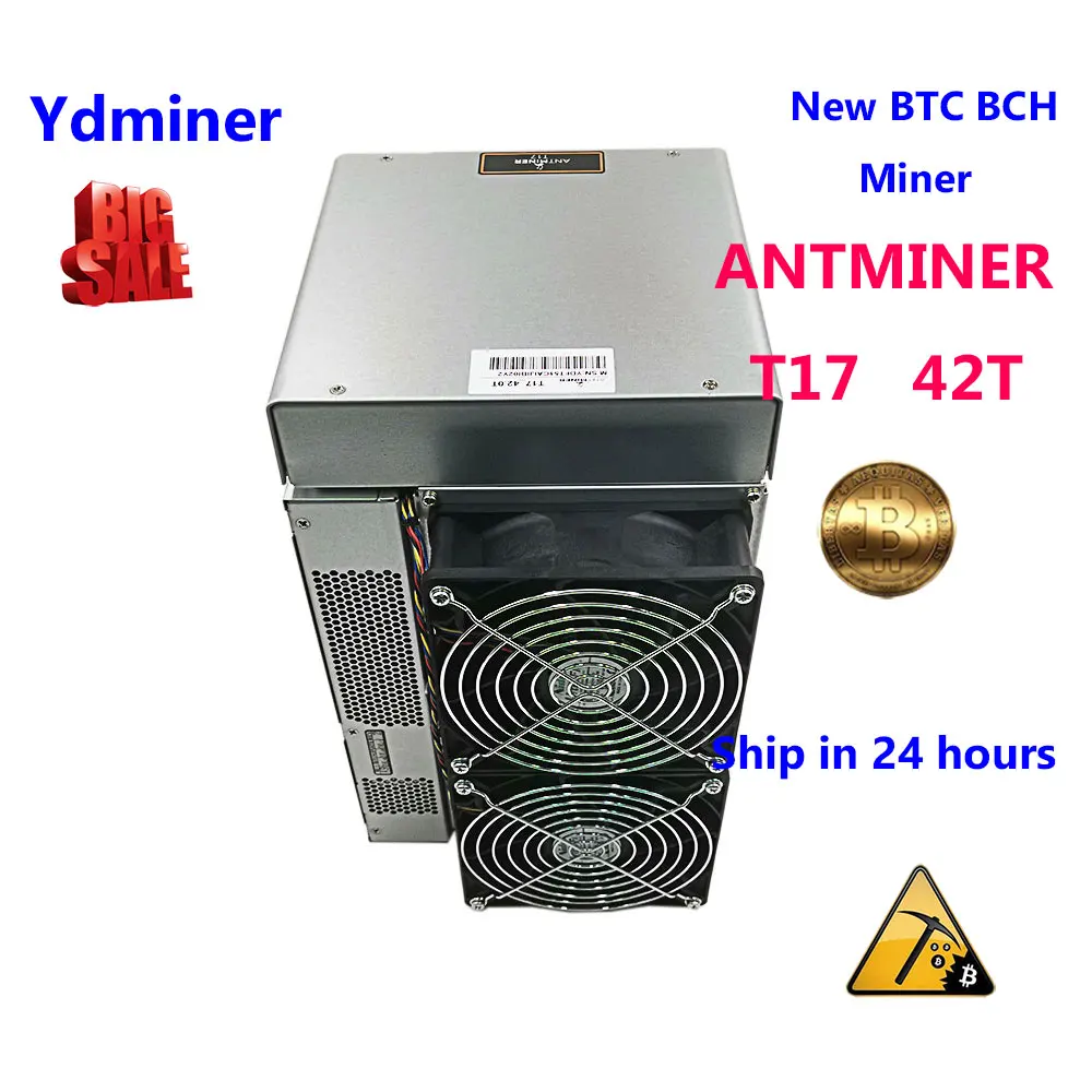 новый bitmain майнер Antminer t17 42t miner SHA 256 btc bch майнинг биткоин асик mining лучше чем s9j t9+ s17