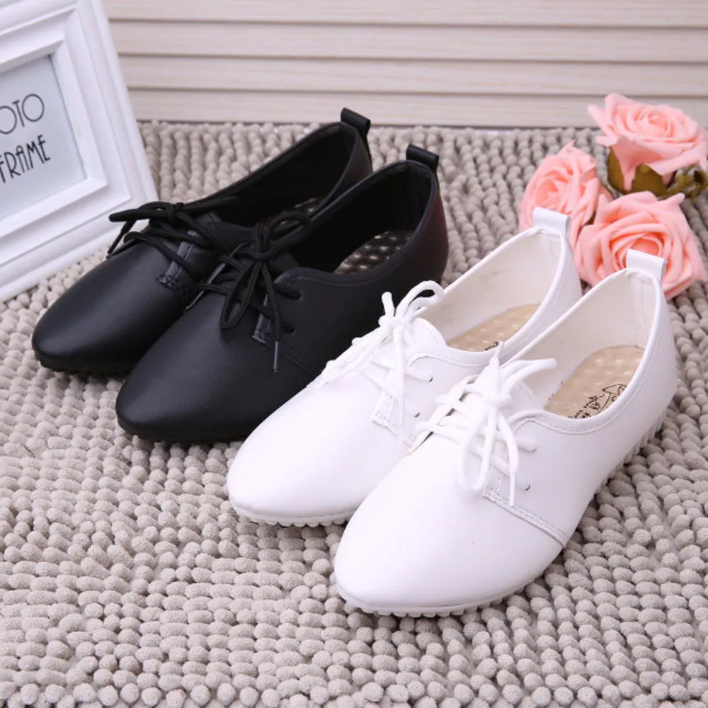 

New Women Flats Shoes Slip On Comfort Shoes Flat Shoes Loafers Comfortable Massage Work Shoes Peas Flat Shoes