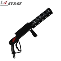 free shipping 2pcslot led co2 dj gun stage effect co2 jet machine safety handheld ghost dj gun co2 projector with 3m hose