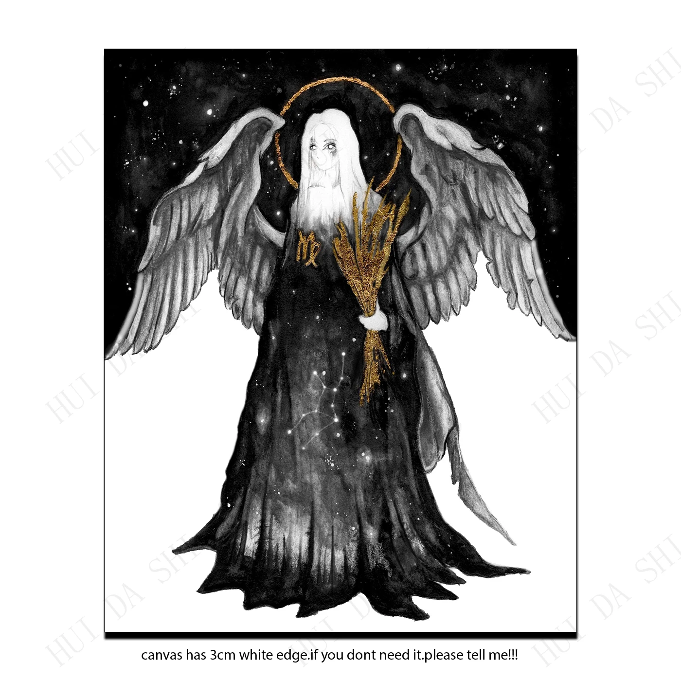 

Twelve constellations,Virgo, giclèe print