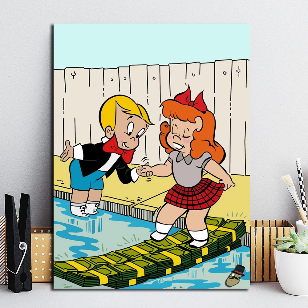 Модульная Картина на холсте Alec монополия украшение для дома родео настенное