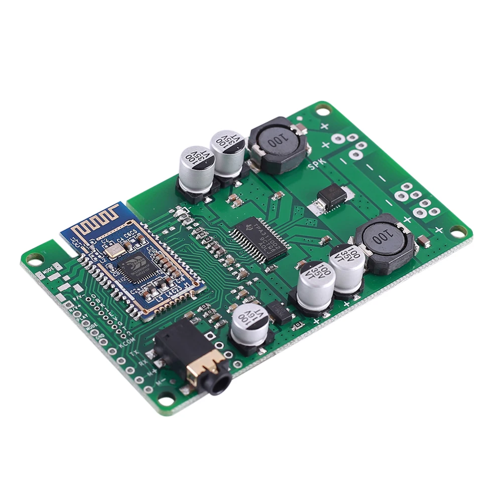 Плата моноусилителя Bluetooth 5 0 12 В 24 постоянного тока BK3266 20 Вт/30 Вт Bluetooth/MIC/AUX