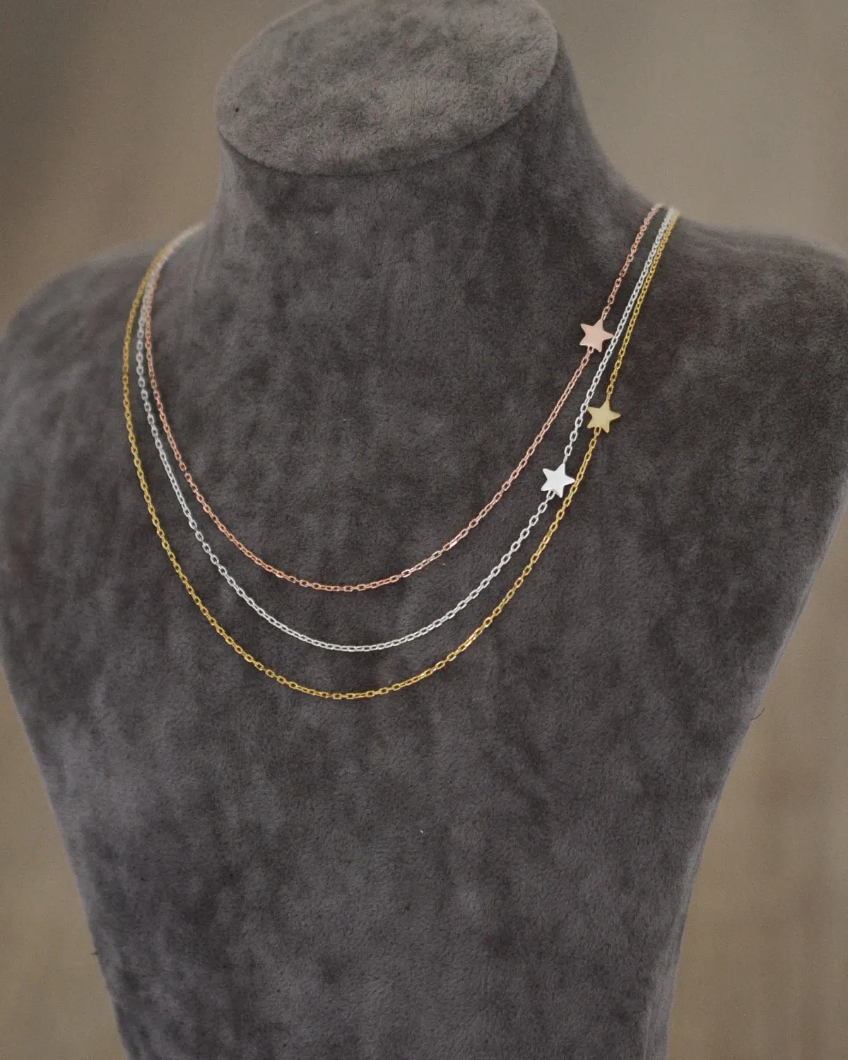 

Gold Color Jewelry Small Star Necklaces Statement For Women Accessories Kolye Collar Mujer