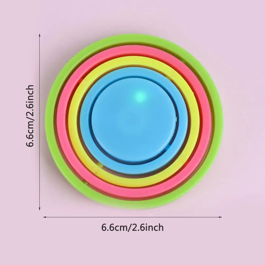 Peonza-Spinner de pl&aacute;stico para dedos, juguete educativo para adultos y ni&ntilde;os-5
