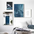 Скандинавские настенные художественные плакаты в скандинавском стиле для украшения дома комнаты без рамки картины на Лофт художественная картина для интерьера