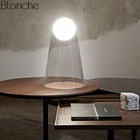Italy Foscarini Glass Table Lamp Modern Led Ball Desk Lamp for Dining Room Bedrom Study Table Standing Light Fixtures Home Decor