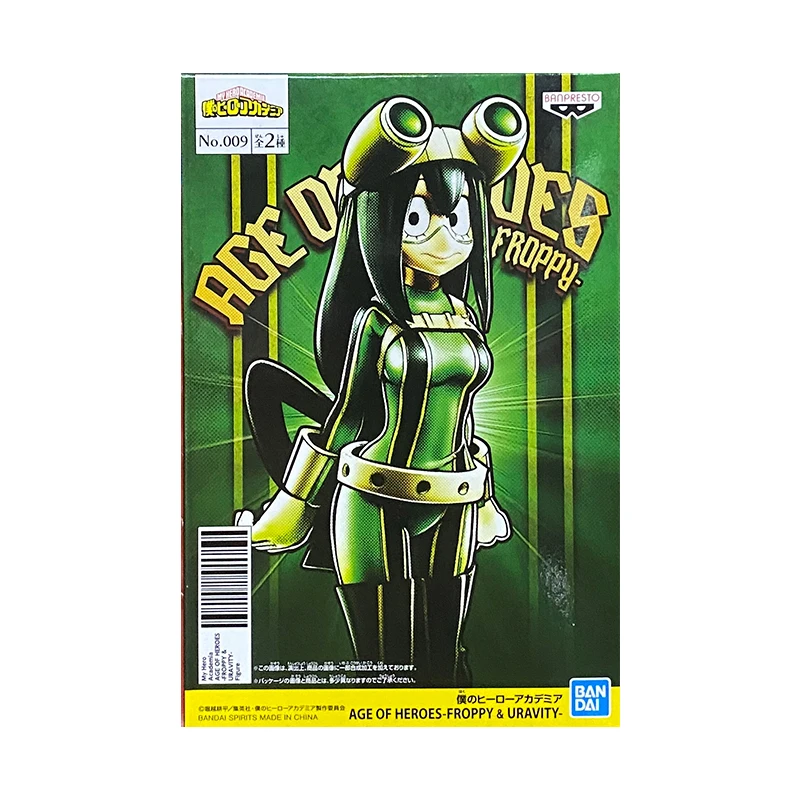 

BANDAI My Hero Academia Anime Figure Asui Tsuyu Standing Position PVC Action Figure Collection Model Toys For Kids Gifts