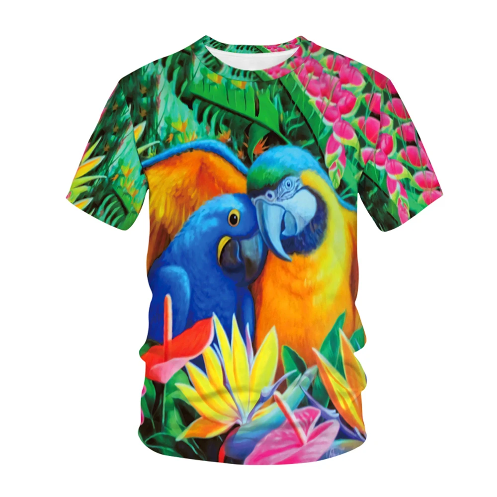 

Summer New Men's 3D Printing Tshirt O-neck Harajuku T-shirt Fashionable Men and Women And Comfortable Casual Couple Outfit