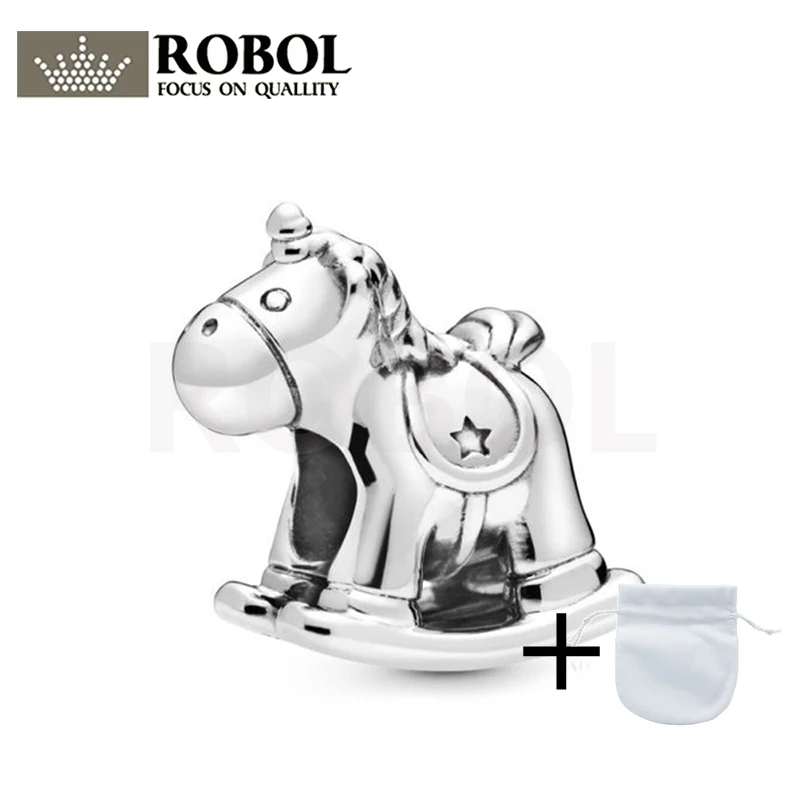 

2021 New Popular 925 Sterling Silver 798437C00 Unicorn Rocking Horse Charm Is Both Charming and Fashionable Jewelry for Women
