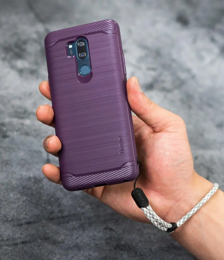 Оригинальные чехлы Ringke Onyx для телефонов LG G7 гибкий защитный чехол из ТПУ военного